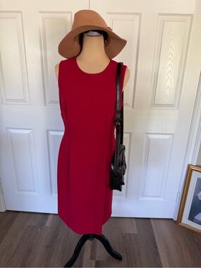 Talbots Red workwear dress